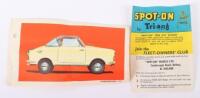 Scarce Tri-ang Spot On Model 131 Goggomobile super, Scarce metallic bronze body