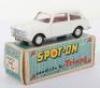 Scarce Tri-ang Spot On Model 154 Austin A40 Saloon white body - 4