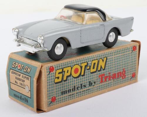 Boxed Tri-ang Spot On Mdel 191/1 Sunbeam Alpine Hardtop