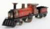 Hess 1023 tinplate friction driven U.S style floor train, German circa 1905 - 2