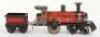 Hess 1023 tinplate friction driven U.S style floor train, German circa 1905 - 3