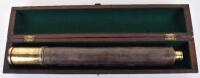 2 drawer brass telescope engraved ROYAL NATIONAL LIFEBOAT INSTITUTION 1861, Dolland London Day or Night