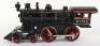 Bing gauge I cast iron 4-4-0 U.S outline clockwork locomotive, German circa 1910 - 3