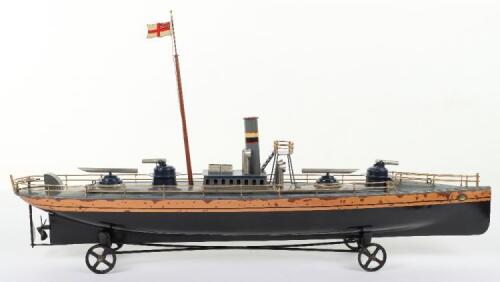 A Bing tinplate clockwork Torpedo boat