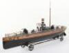 A Bing tinplate clockwork Torpedo boat - 7