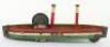 Rare Hess 1045 tinplate friction driven toy ship, German circa 1905 - 3