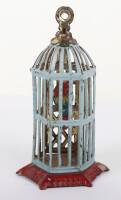 Scarce Early Meier Tinplate Penny Toy Bird Cage