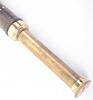 Single drawer brass telescope - 3