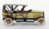 An early and good Distler tinplate friction driven four-seater tourer penny toy, German circa 1910 - 3