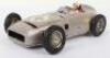 JNF (Western Germany) Tinplate Battery Operated Solo Mercedes Racing Car - 2