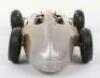 JNF (Western Germany) Tinplate Battery Operated Solo Mercedes Racing Car - 6