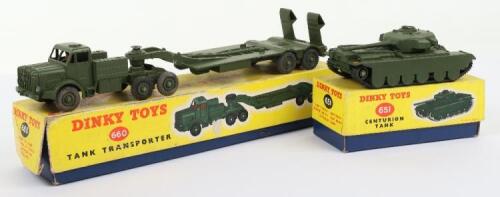 Dinky Toys 651 Centurion Tank & 660 Tank Transporter