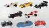 Eight Unboxed Hornby Hobbies Scalextric Slot Cars