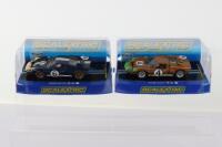 Two Slot Cars Scalextric Ford GT40’s
