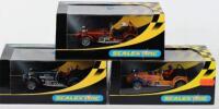 Three Boxed Scalextric Caterham 7 Slot Cars
