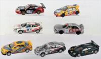 Seven Unboxed Ninco and SCX Slot Cars