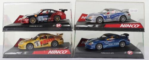 Four Boxed Ninco Slot Cars