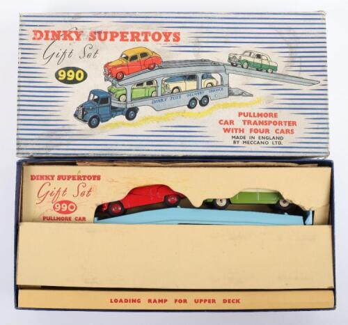 Dinky Supertoys Gift Set 990 Pullmore Car Transporter with Four Cars,