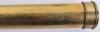 ^ 2 drawer brass telescope with mahogany barrel 14.75”, engraved Richardson London - 4