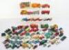 Large Quantity of Playworn Matchbox/Hotwheels mixed diecast toys,