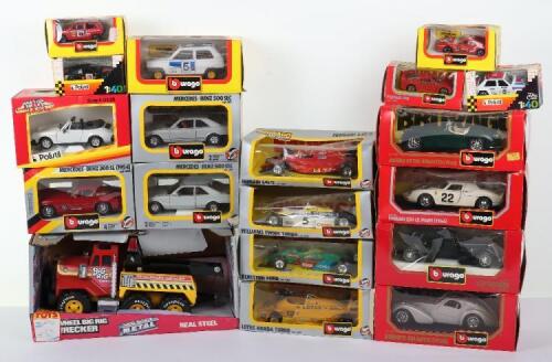 Quantity of Burago Die-cast boxed model cars