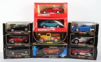 Ten 1:18 scale Diecast boxed model cars