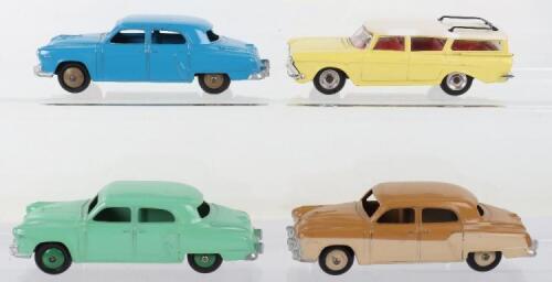 Four Unboxed Dinky Toys USA Cars