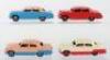 Four Unboxed Dinky Toys 139a/170 Ford Sedans