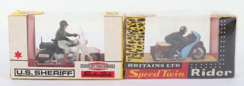 Two Britains Ltd Boxed Motorcycle Models