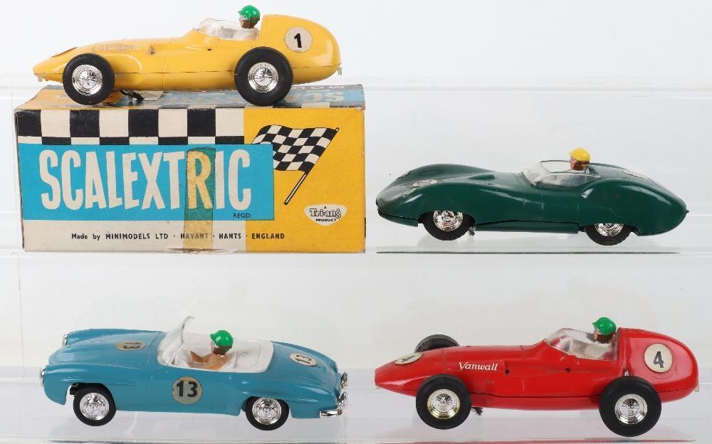 Four vintage Scalextric Racing cars 1960s