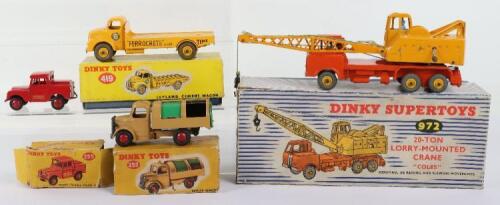 Four Boxed Dinky Toys Commercial Vehicles