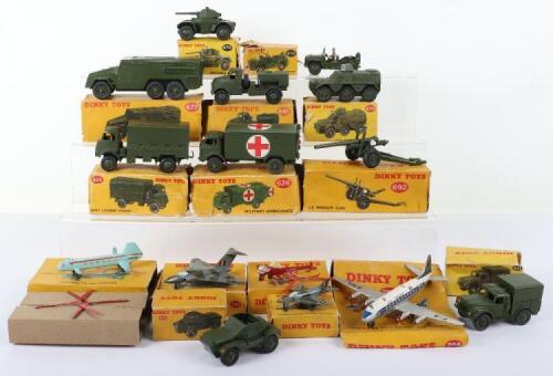 A Quantity of Boxed Dinky Toys military models