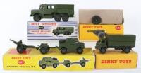 Four Boxed Dinky Toys Military Models