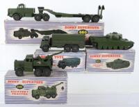 Four Boxed Dinky Supertoys Military Models