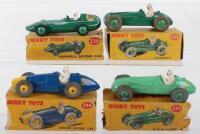 Four Boxed Dinky Toys Racing Cars