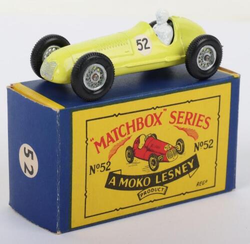 Boxed Matchbox Moko Lesney Regular Wheels 52a Maserati 4 CLT Racing Car