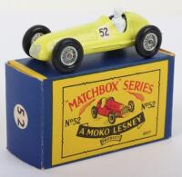 Boxed Matchbox Moko Lesney Regular Wheels 52a Maserati 4 CLT Racing Car