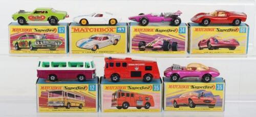 Six Boxed Matchbox Lesney Superfast Models