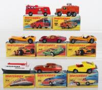 Eight Boxed Matchbox Lesney Superfast Models