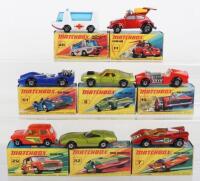 Eight Boxed Matchbox Lesney Superfast Models