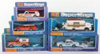 Five Boxed Matchbox Superkings Emergency vehicles