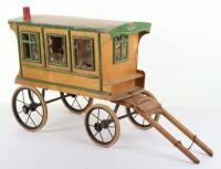 A Scarce Swallow Toys (London) Wooden Gypsy Caravan