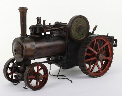 A live steam model of a Traction engine, 1930s