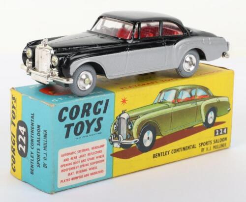 Miniature Corgi Bentley Continental Sports Sedán - Échelle 1/50 - Modèle 224 - Neuf