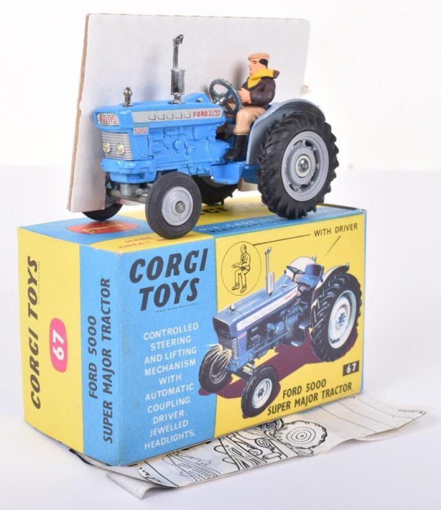 AB750 CORGI TOYS #67 Tracteur Ford 5000 Super Major Tractor C-/- EUR 9,38 - FR