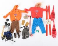 A Quantity of Vintage Original Action Man Uniforms Accessories From 1960’s Artic Explorer