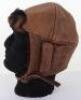 Royal Flying Corps Mk1 Style Leather Flying Helmet - 6