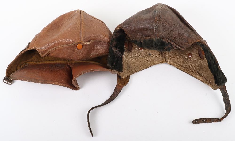Royal Flying Corps Leather Aviator Flying Helmet – WWI Reproduction, Great Britain Theme