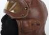 One Piece Leather Flying Helmet & Goggles Combination - 4